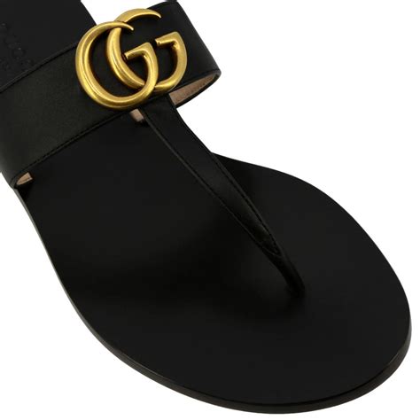 all black gucci sandal|black Gucci sandals for women.